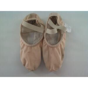 Dance Ballet Shoes DanzNMotion 496 Pink 2M Youth Split Sole Canvas